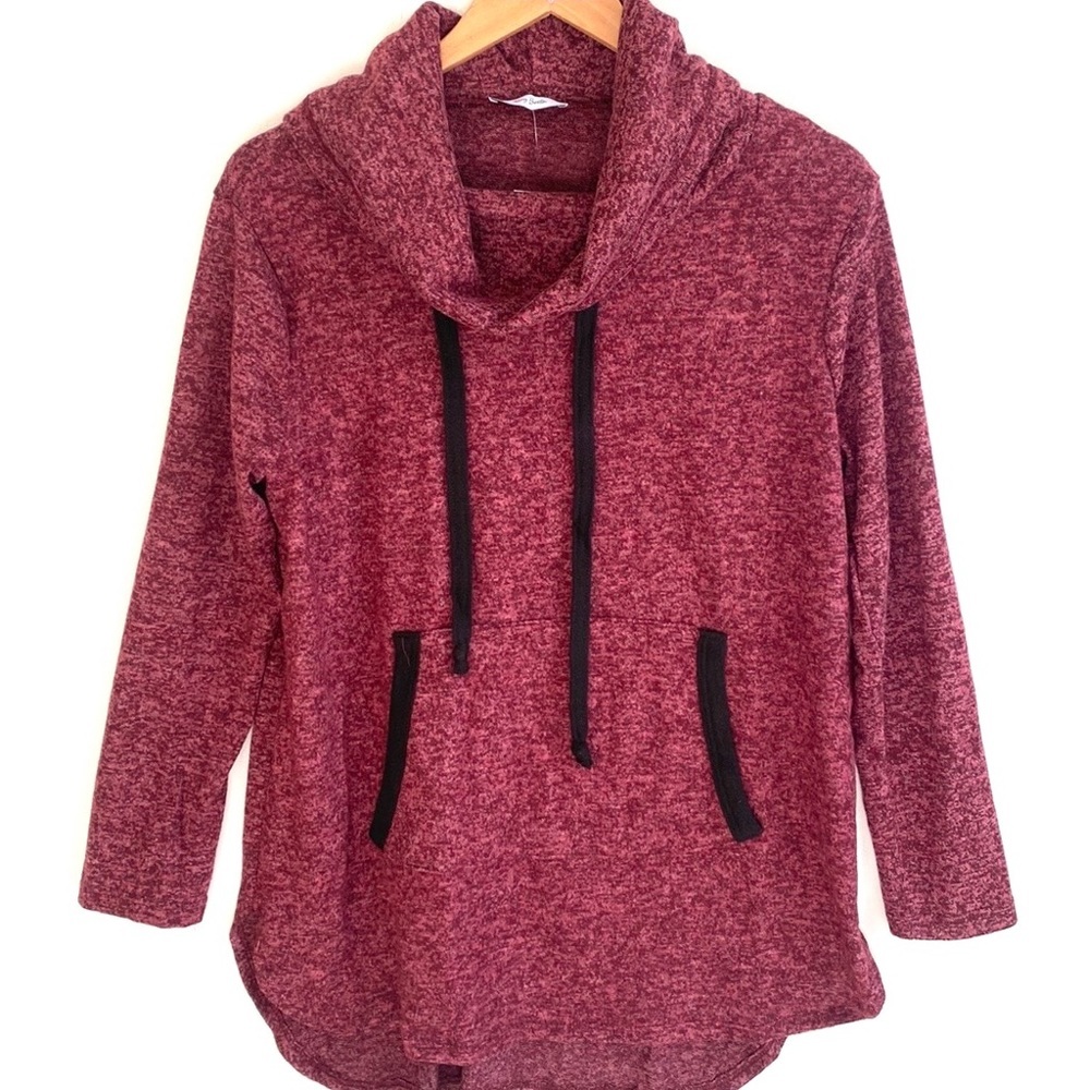 (B4)‎ Jenny Boston Boutique Long-sleeve Cowlneck Sweatshirt, NWT, Size Medium